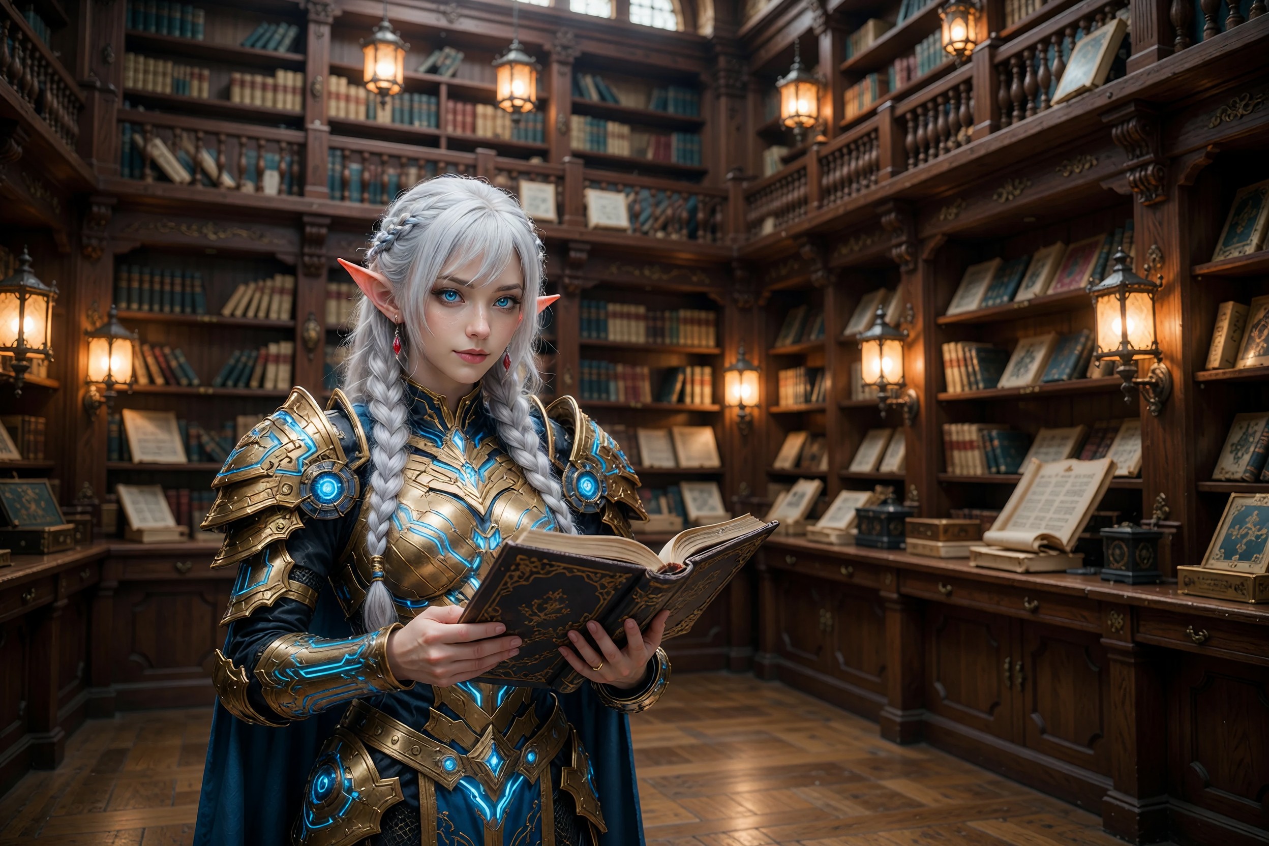 Example character in a hall of records